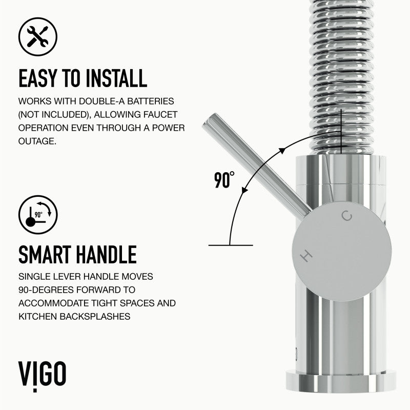 Edison Touchless Sensor Kitchen Faucet