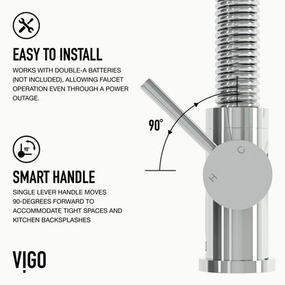 Edison Touchless Sensor Kitchen Faucet