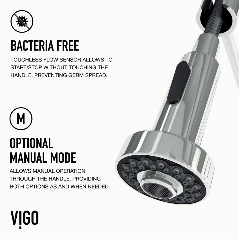 Edison Touchless Sensor Kitchen Faucet