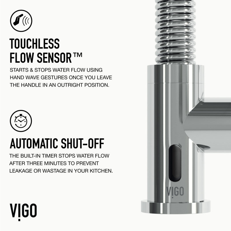 Edison Touchless Sensor Kitchen Faucet