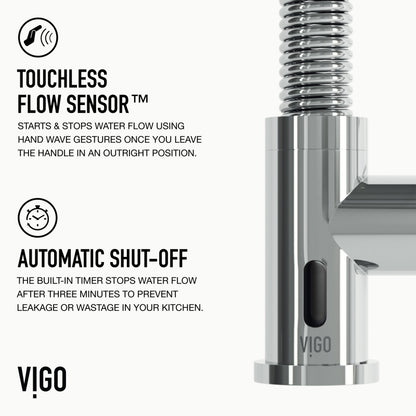Edison Touchless Sensor Kitchen Faucet