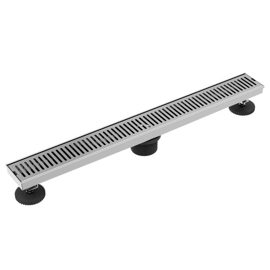 Elan Linear Shower Floor Drain in Polished Chrome