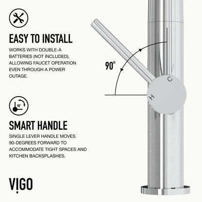 Greenwich Touchless Sensor Kitchen Faucet
