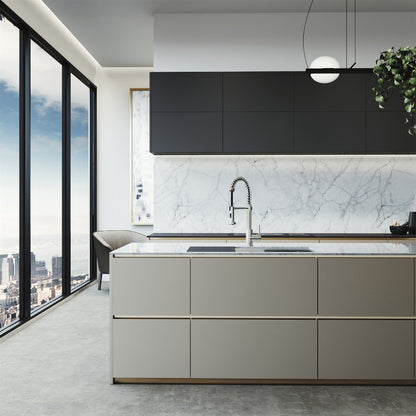 Hampton 32" Stainless Steel Undermount Kitchen Sink with Workstation