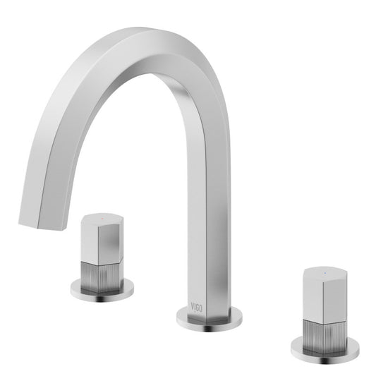 Hart Hexad 8" Widespread Bathroom Lavatory Faucet in Solid Brass