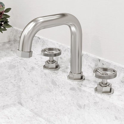 Hart Wheel 8" Widespread Bathroom Lavatory Faucet