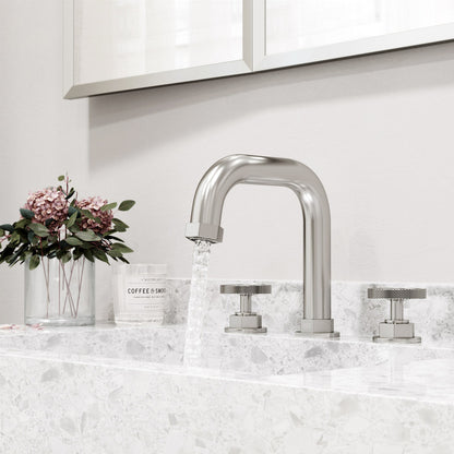 Hart Wheel 8" Widespread Bathroom Lavatory Faucet