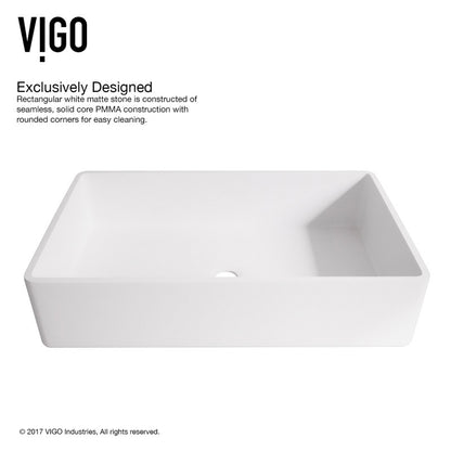 Magnolia Matte Stone™ Vessel Bathroom Sink