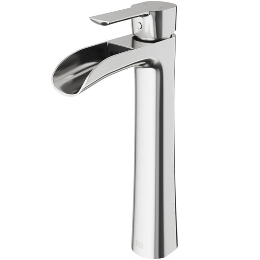 Niko Bathroom Vessel Faucet, Solid Brass
