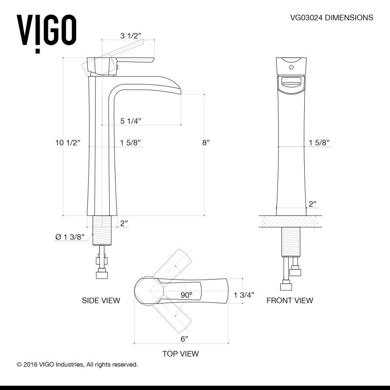 Niko Bathroom Vessel Faucet