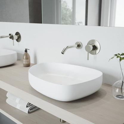 Olus Wall Mounted Bathroom Lavatory Faucet