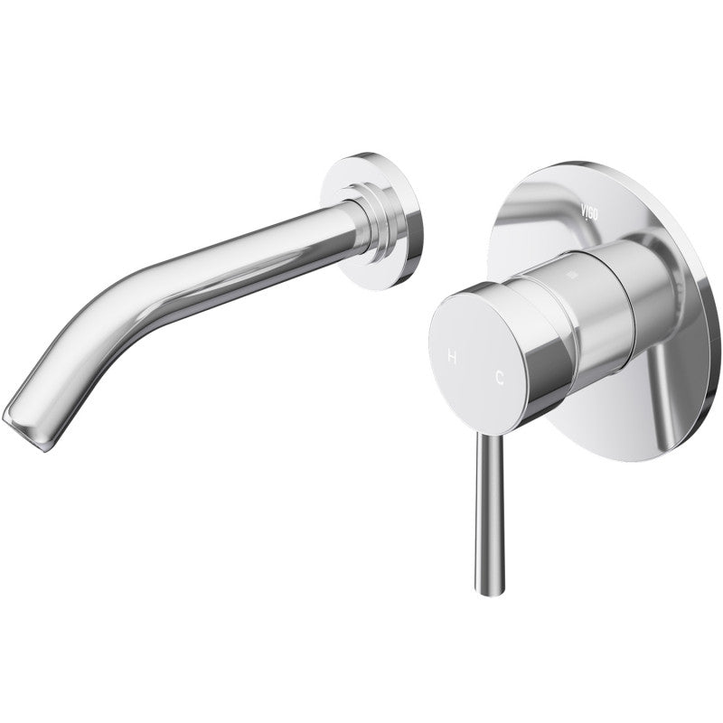 Olus Wall Mounted Bathroom Lavatory Faucet
