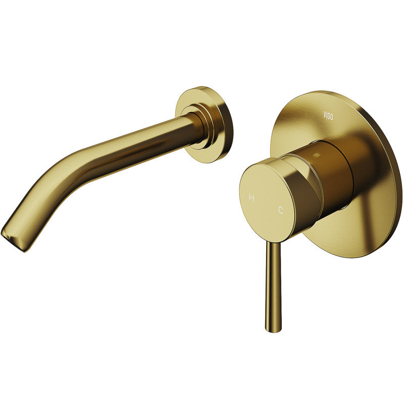 Olus Wall Mounted Bathroom Lavatory Faucet