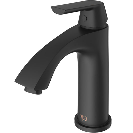 Penela Bathroom Lavatory Faucet for single hole installation, Solid Brass