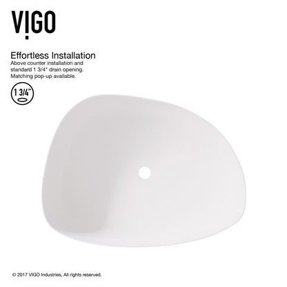 Peony Matte Stone™ Vessel Bathroom Sink