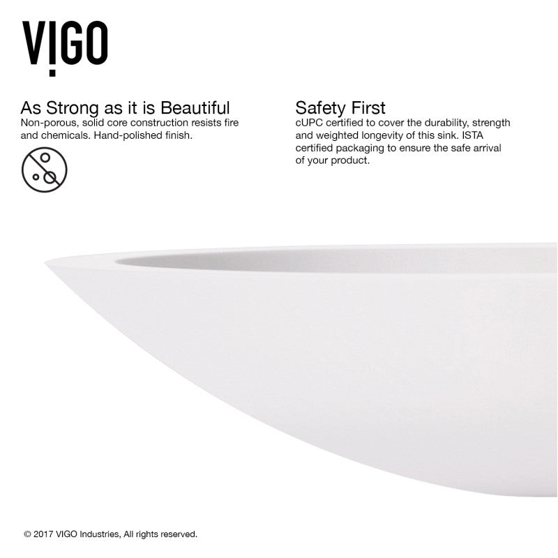 Wisteria Matte Stone™ Vessel Bathroom Sink