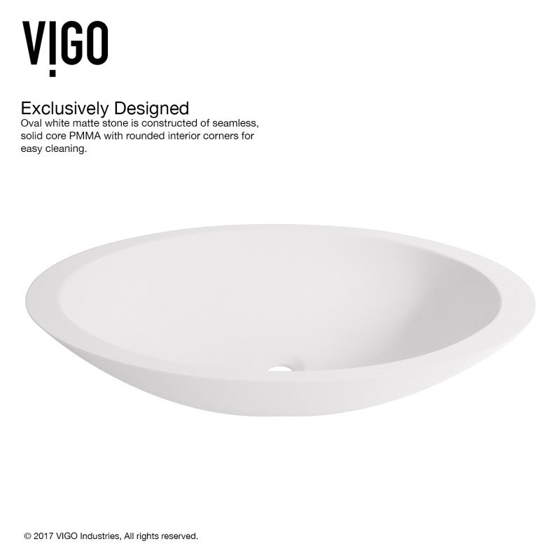 Wisteria Matte Stone™ Vessel Bathroom Sink