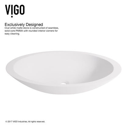 Wisteria Matte Stone™ Vessel Bathroom Sink