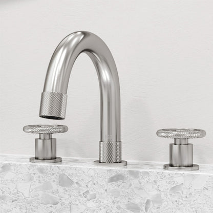 Wythe Wheel 8" Widespread Bathroom Lavatory Faucet