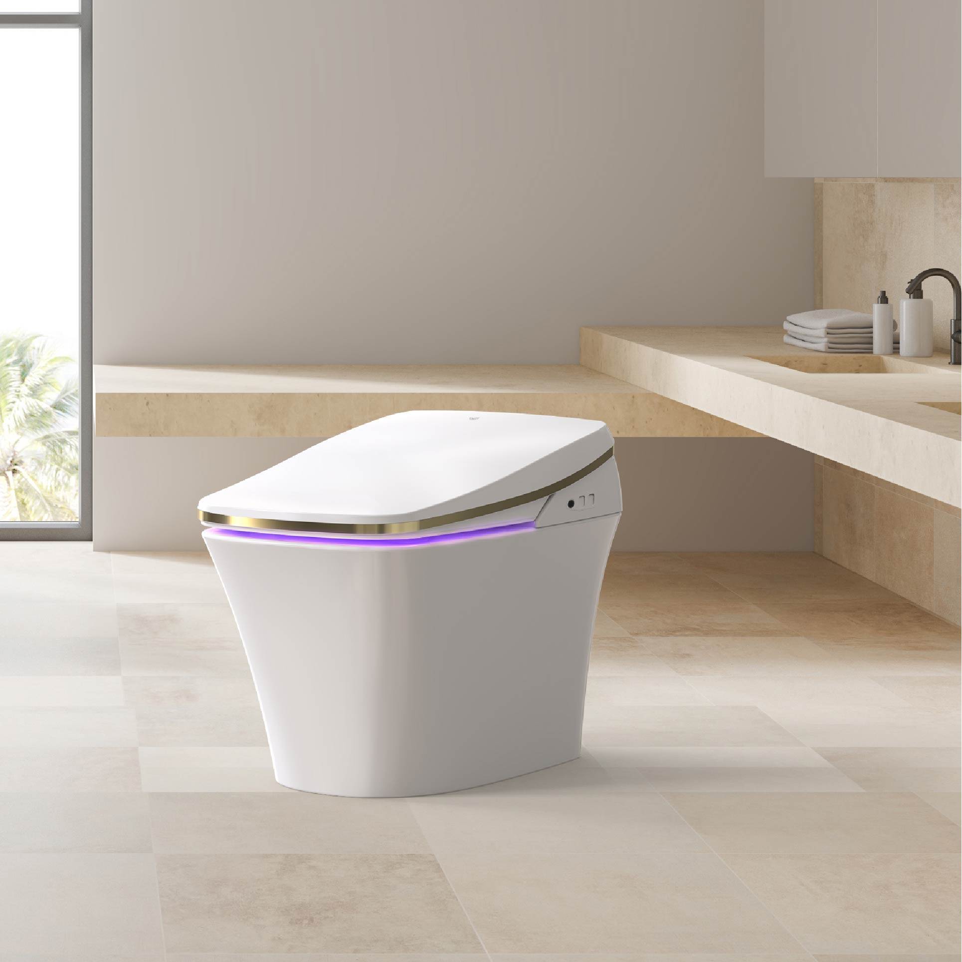 VOVO TCB-9100GA Smart Bidet Toilet Gold