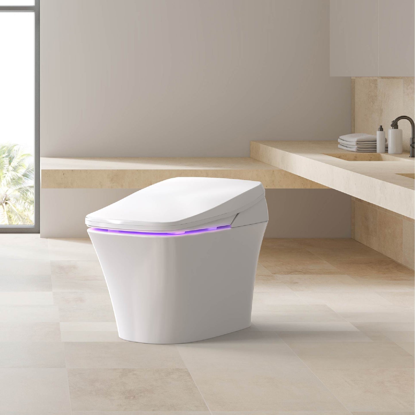 VOVO TCB-9100WA Smart Bidet Toilet White