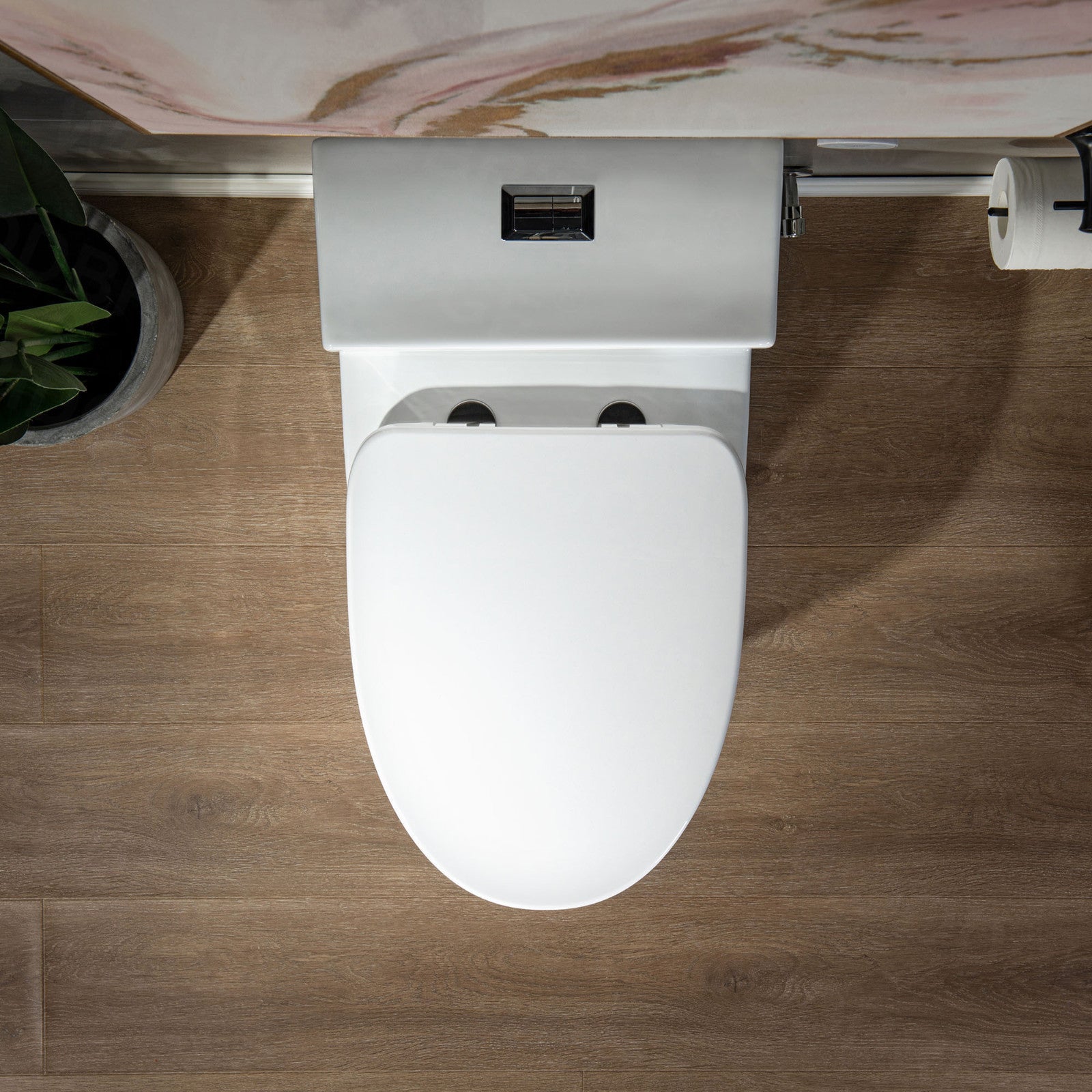Adler One-Piece Elongated Toilet - dimensions