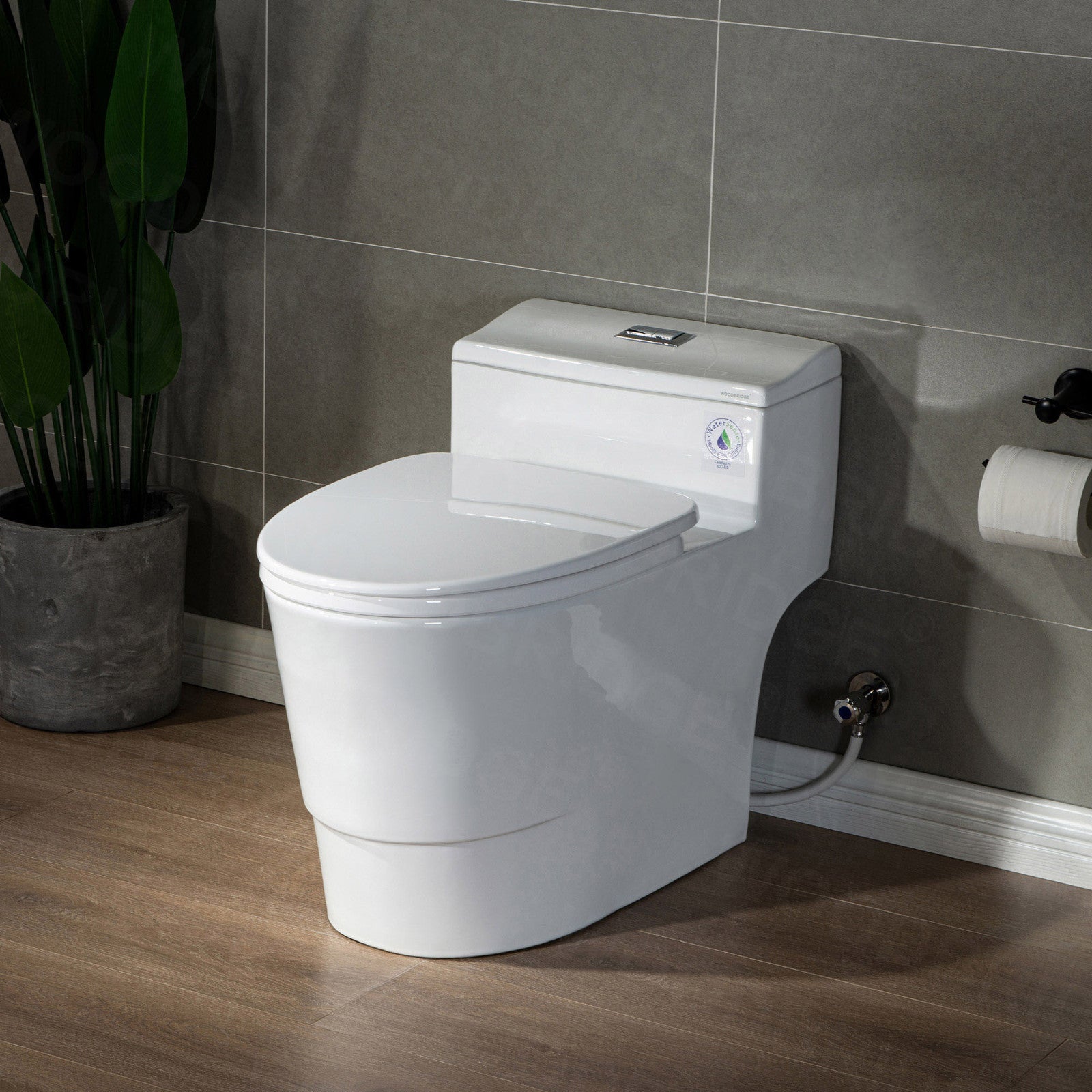 Adler One-Piece Elongated Toilet - additional view