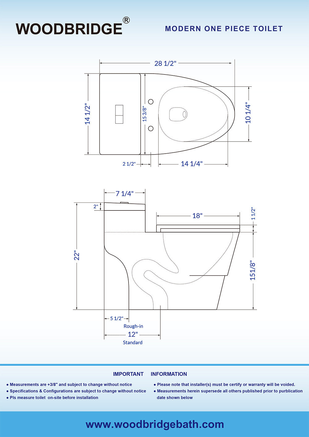 Adler One-Piece Elongated Toilet - seat detail