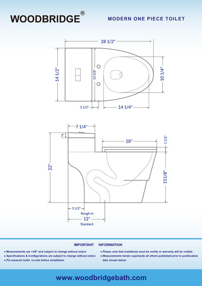 Adler One-Piece Elongated Toilet - seat detail