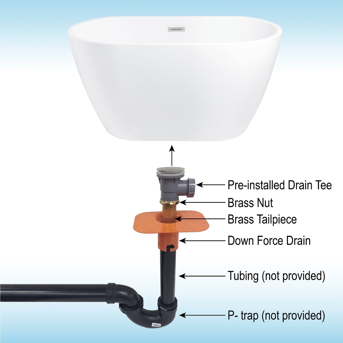 Aerie 48" Freestanding Bathtub