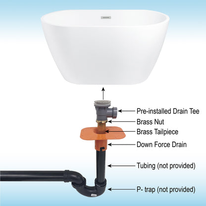 Aerie 48" Freestanding Bathtub