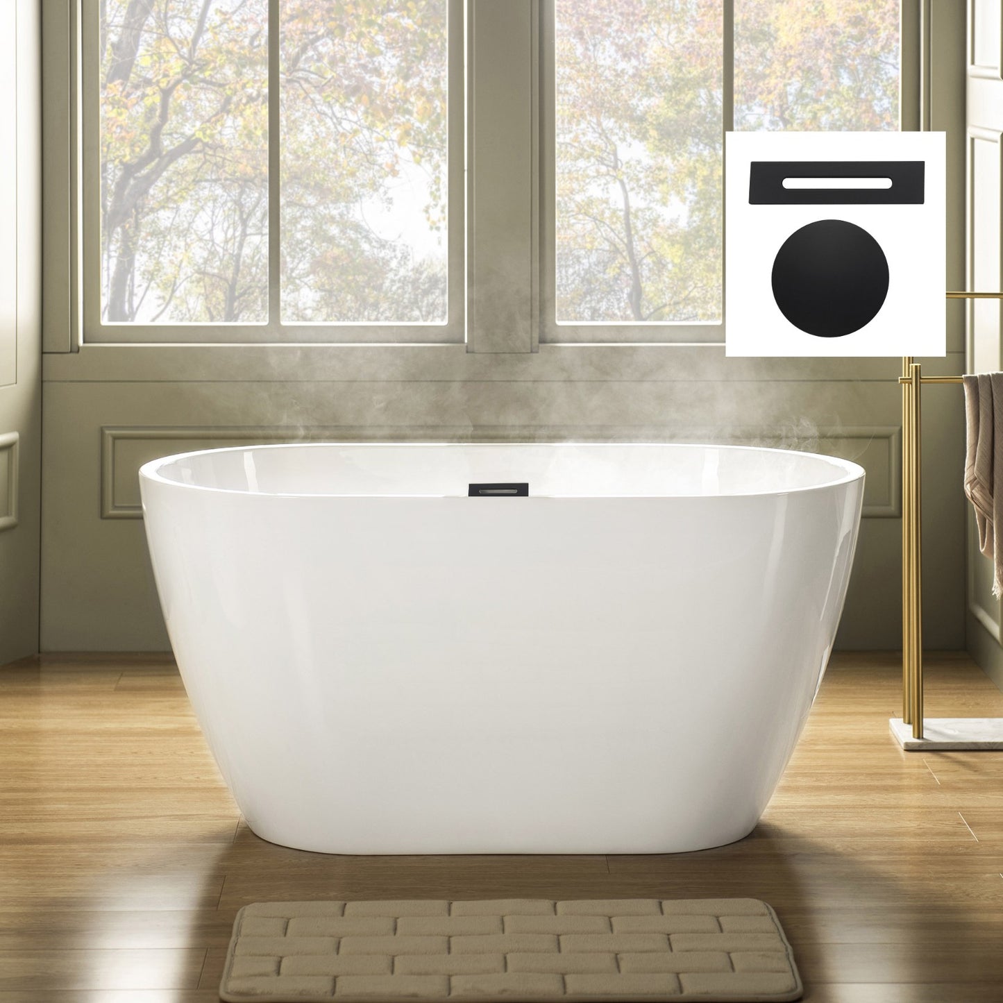 Aerie 48" Freestanding Bathtub