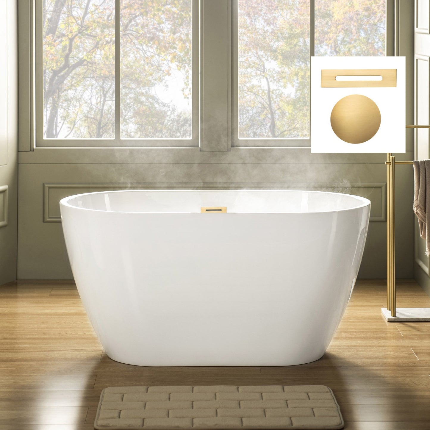 Aerie 48" Freestanding Bathtub