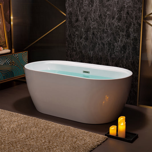 Aura 59" Freestanding Bathtub