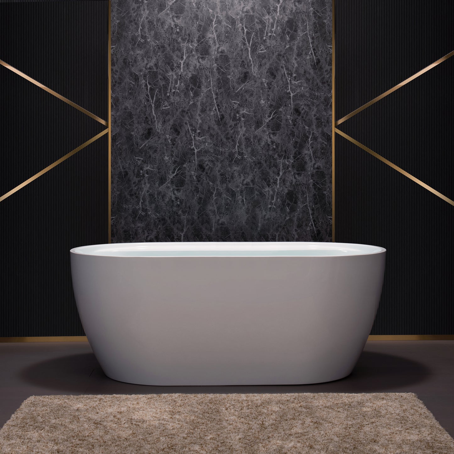Aura 59" Freestanding Bathtub