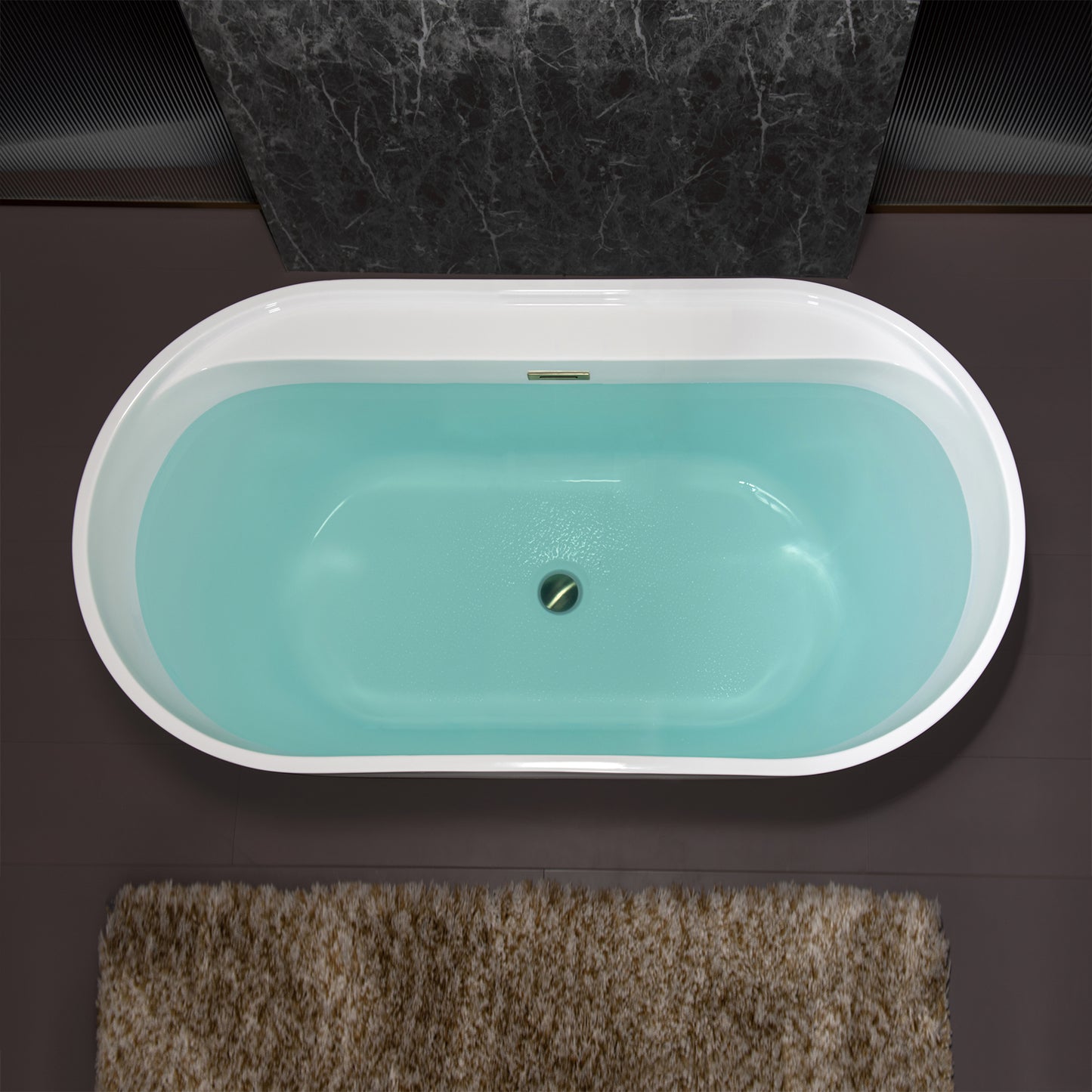 Aura 59" Freestanding Bathtub