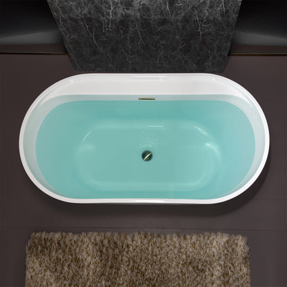 Aura 59" Freestanding Bathtub