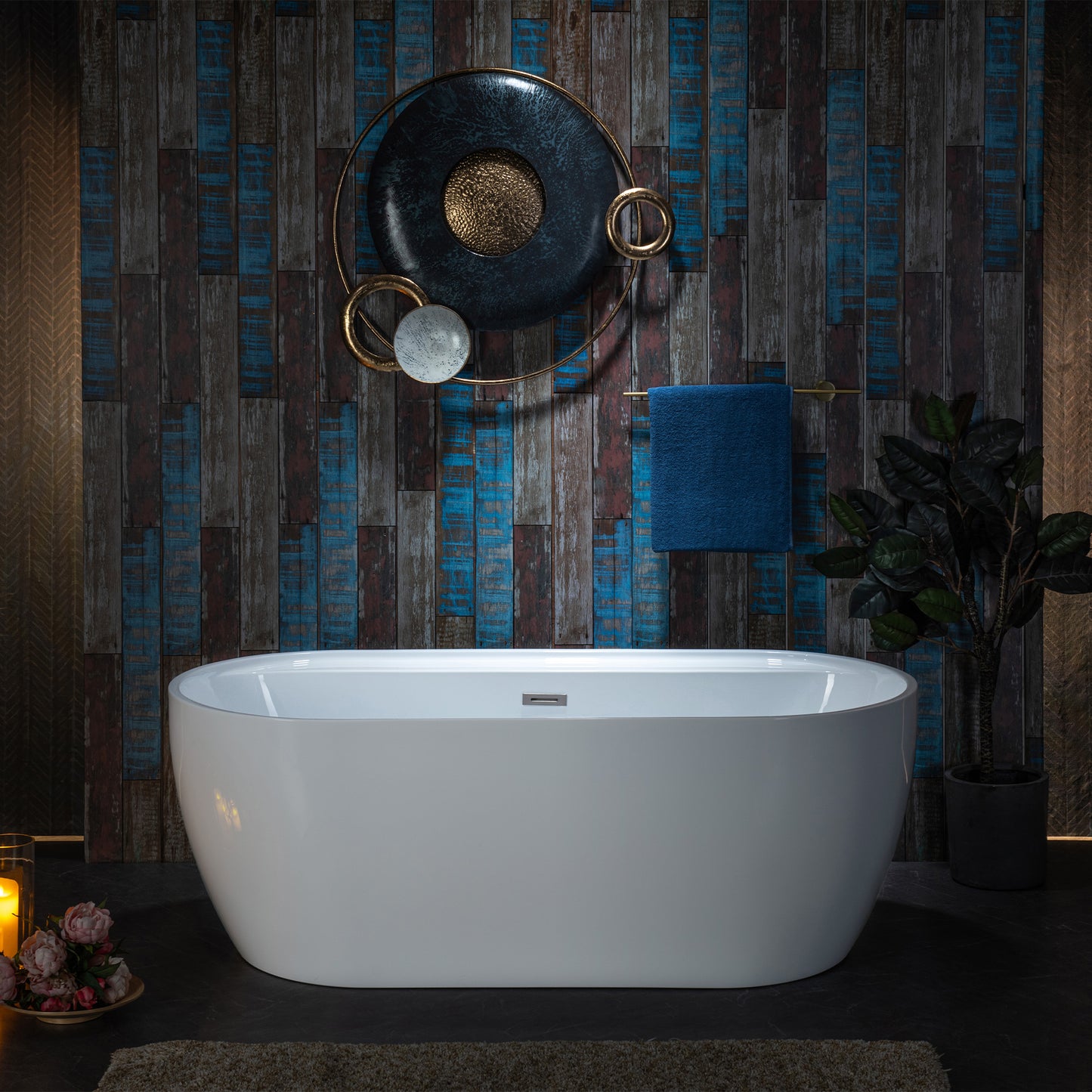 Aura 67" Freestanding Bathtub