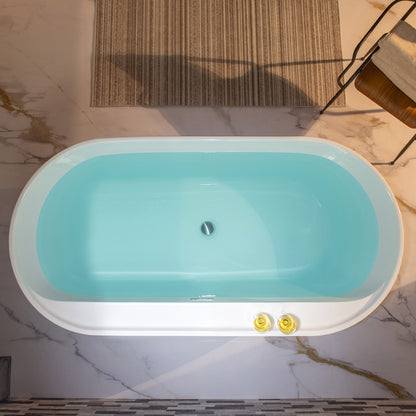 Aura 72" Freestanding Bathtub