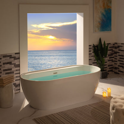 Aura 72" Freestanding Bathtub