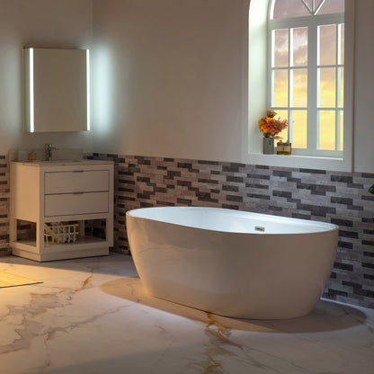 Aura 72" Freestanding Bathtub