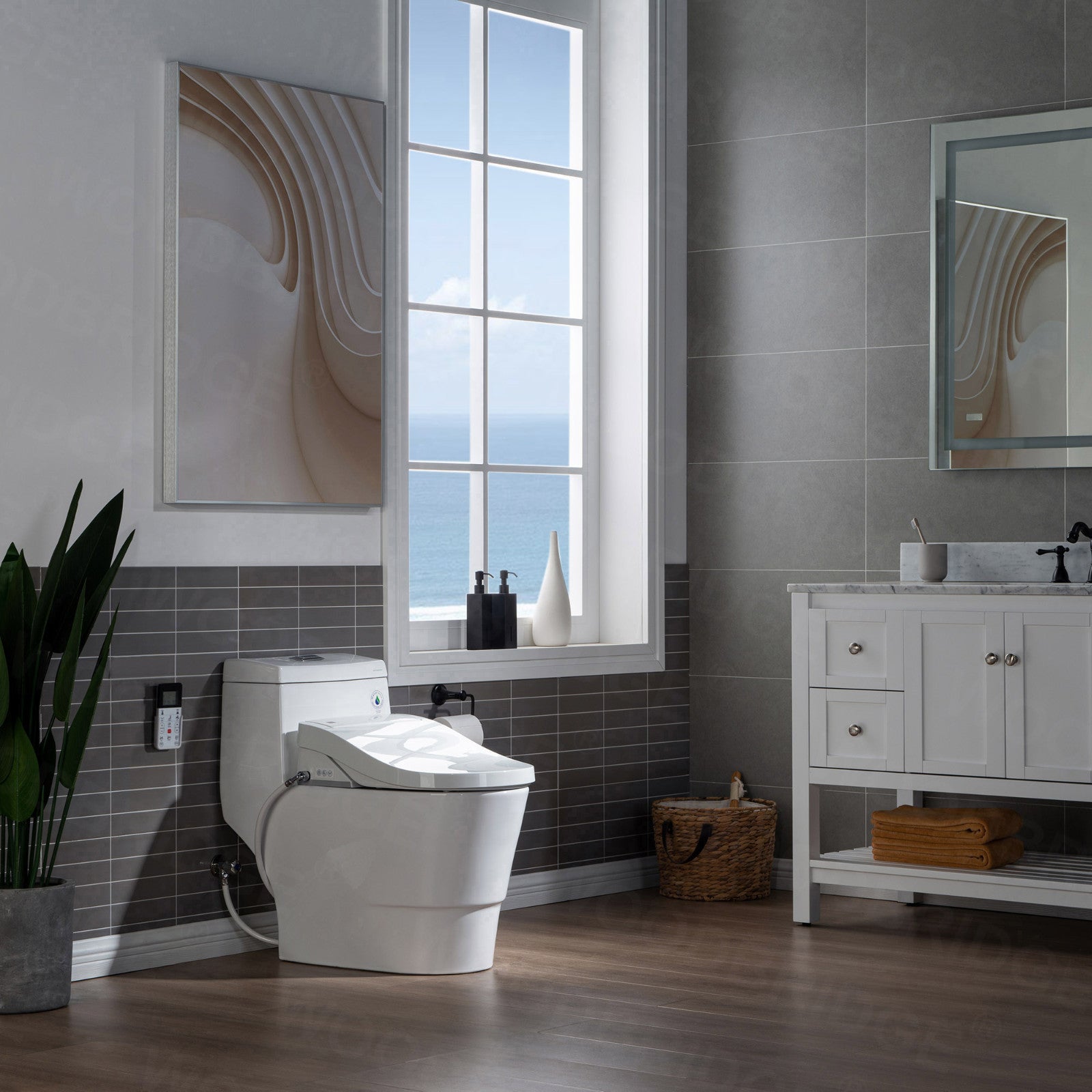 Aurelia Elongated Intelligent Bidet Toilet - additional view