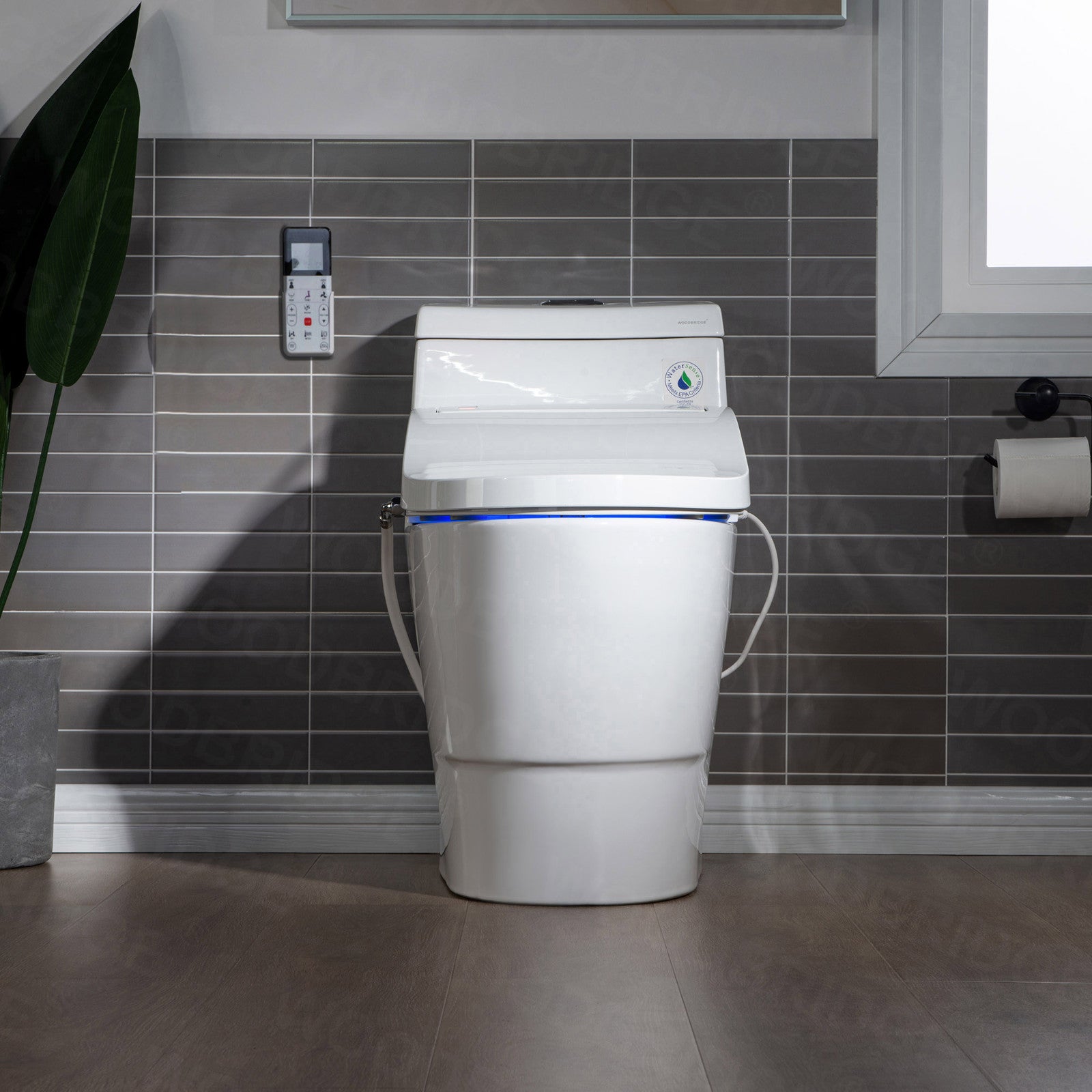 Aurelia Elongated Intelligent Bidet Toilet - side view