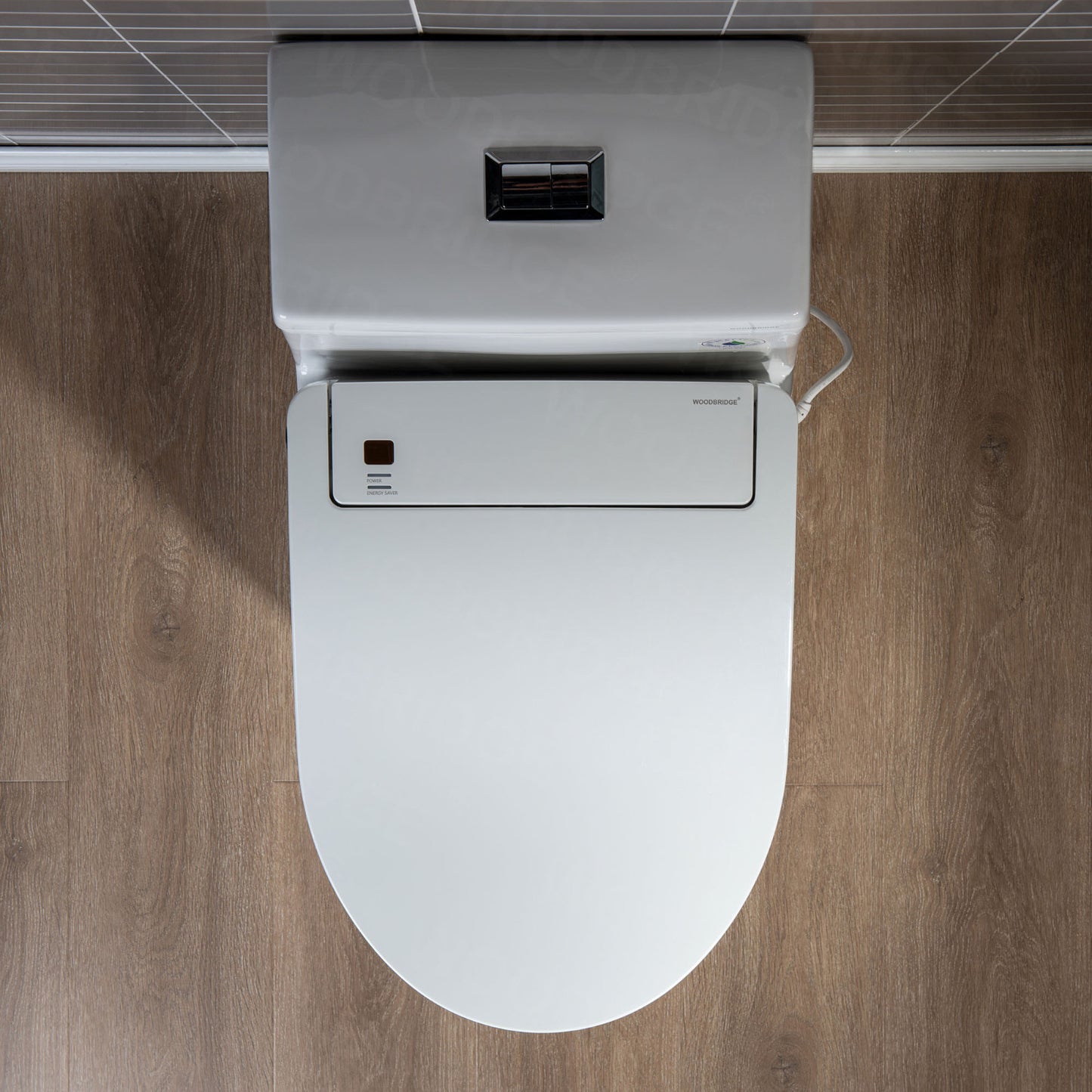 Aurelia Elongated Intelligent Bidet Toilet - lid detail
