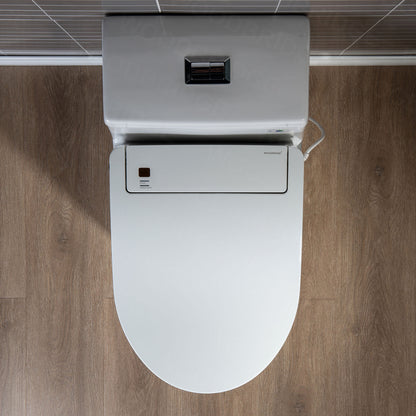 Aurelia Elongated Intelligent Bidet Toilet - lid detail