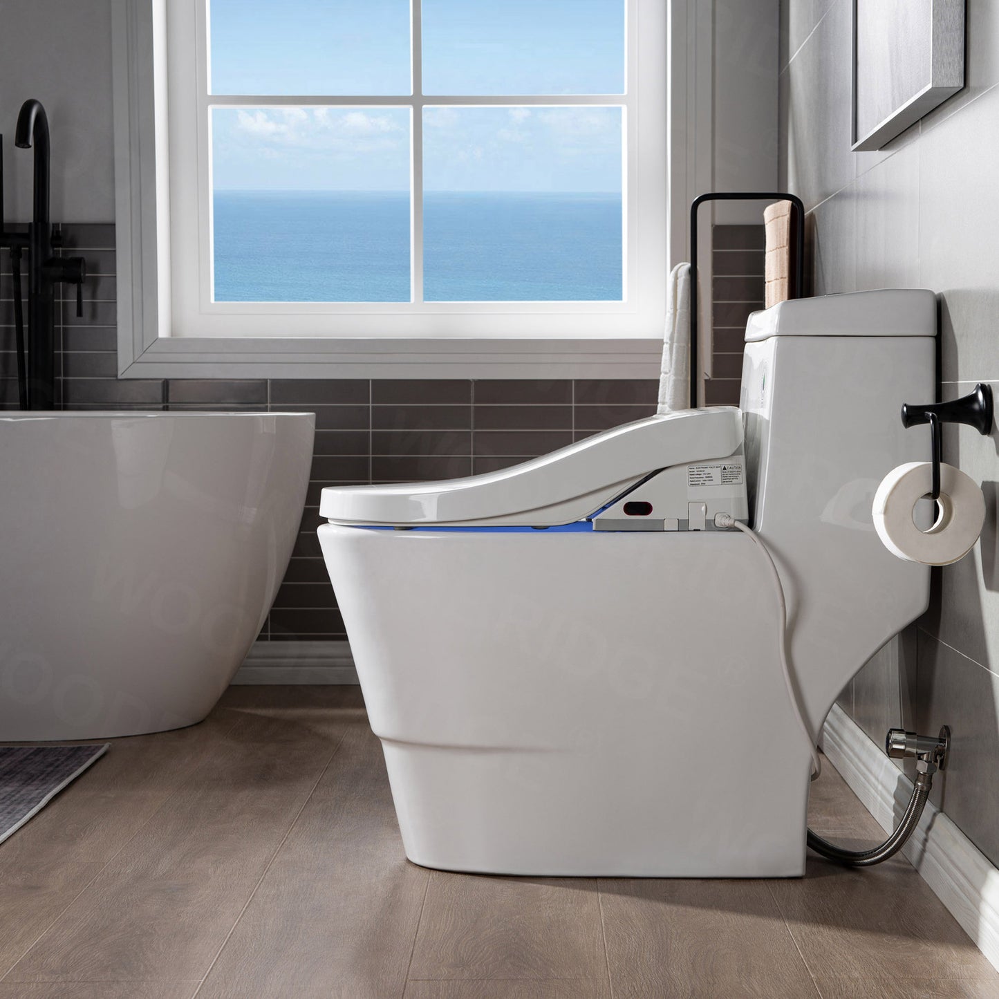 Aurelia Elongated Intelligent Bidet Toilet - installation view