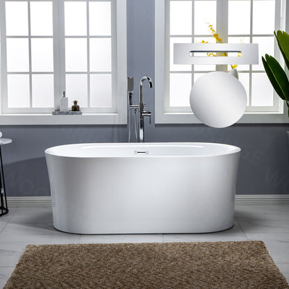 Badewanne 59" Freestanding Whirlpool Bathtub