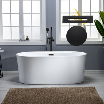 Badewanne 59" Freestanding Whirlpool Bathtub