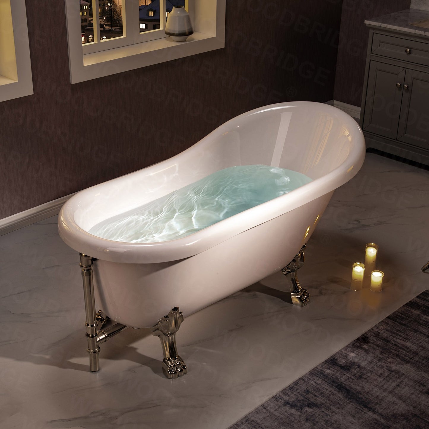 Barca 59" Freestanding Bathtub