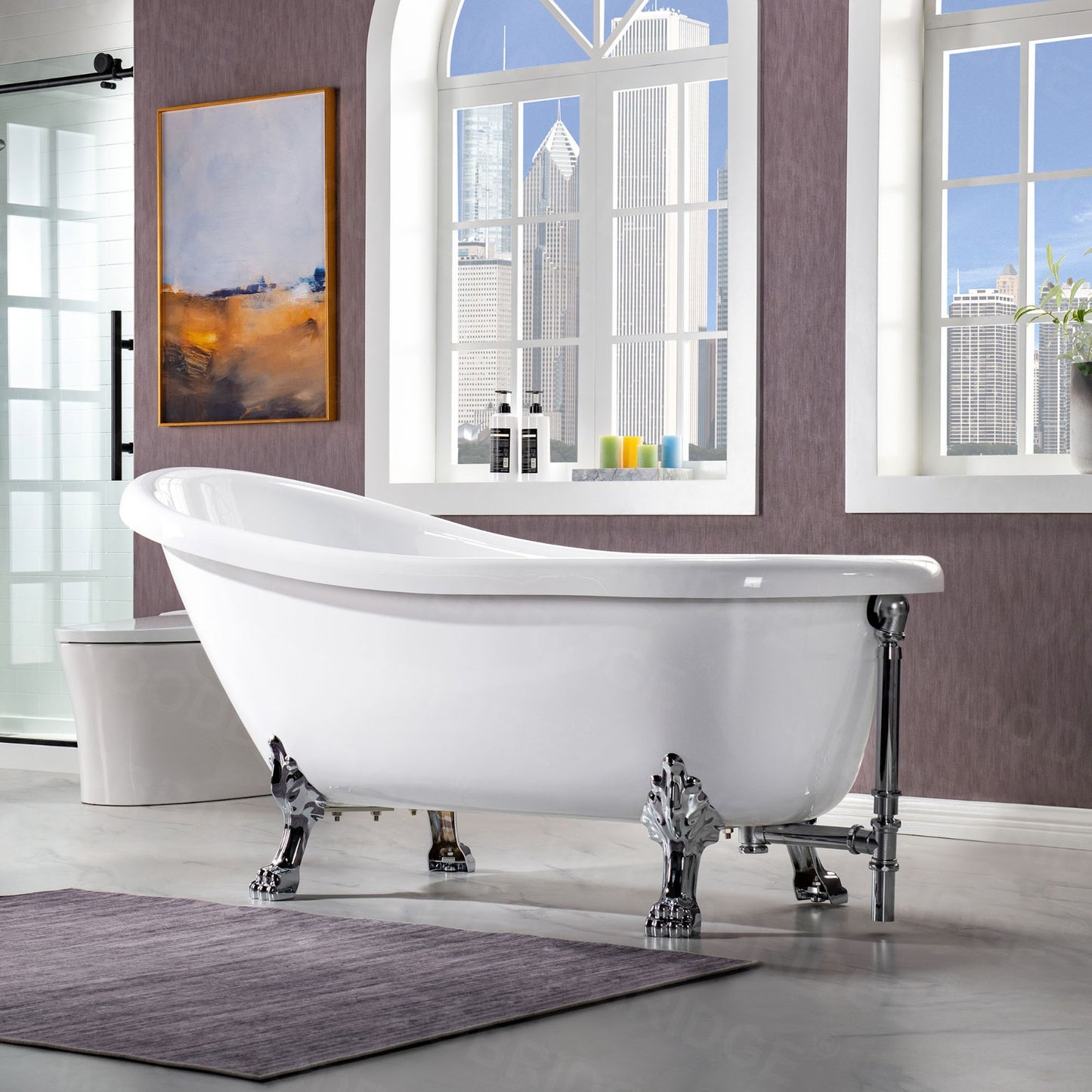 Barca 67" Freestanding Bathtub
